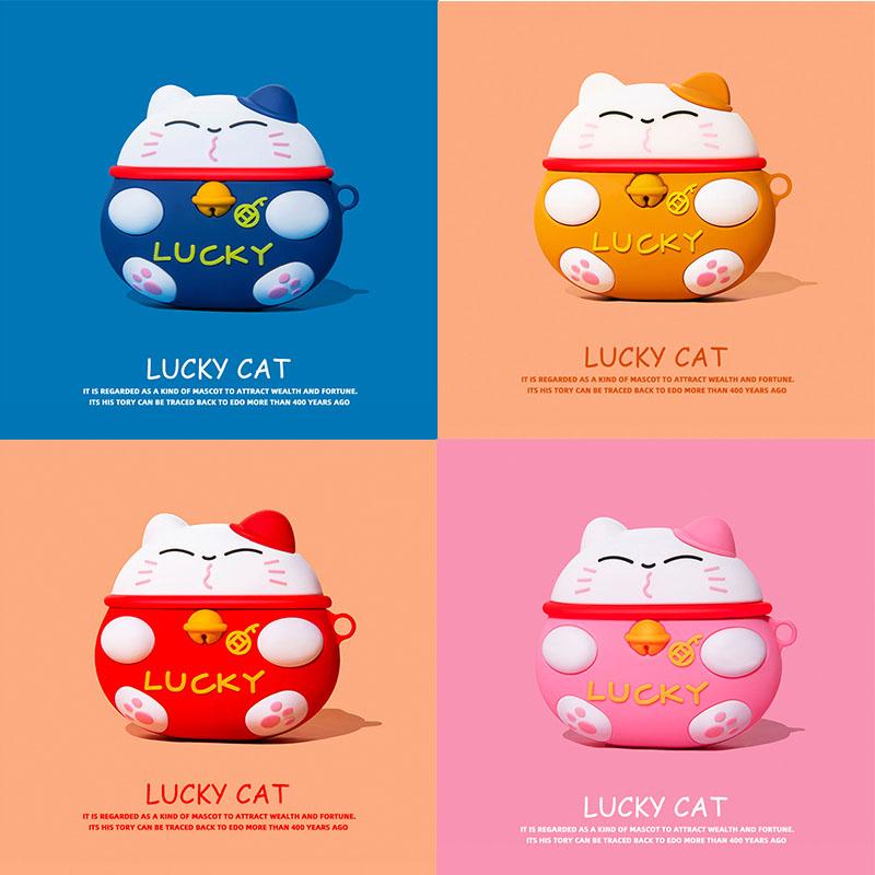 3D Lucky Cat Cute Earphone Case for AirPods Pro 2 Cover Silicone Headphone Earbuds Protective Cover for AirPods 3 2 Case for AirPods Pro 2
3D Lucky Cat Cute Earphone Case for AirPods Pro 2 Cover Silicone Headphone Earbuds Protective Cover for AirPods 3 2 Case for AirPods Pro 2