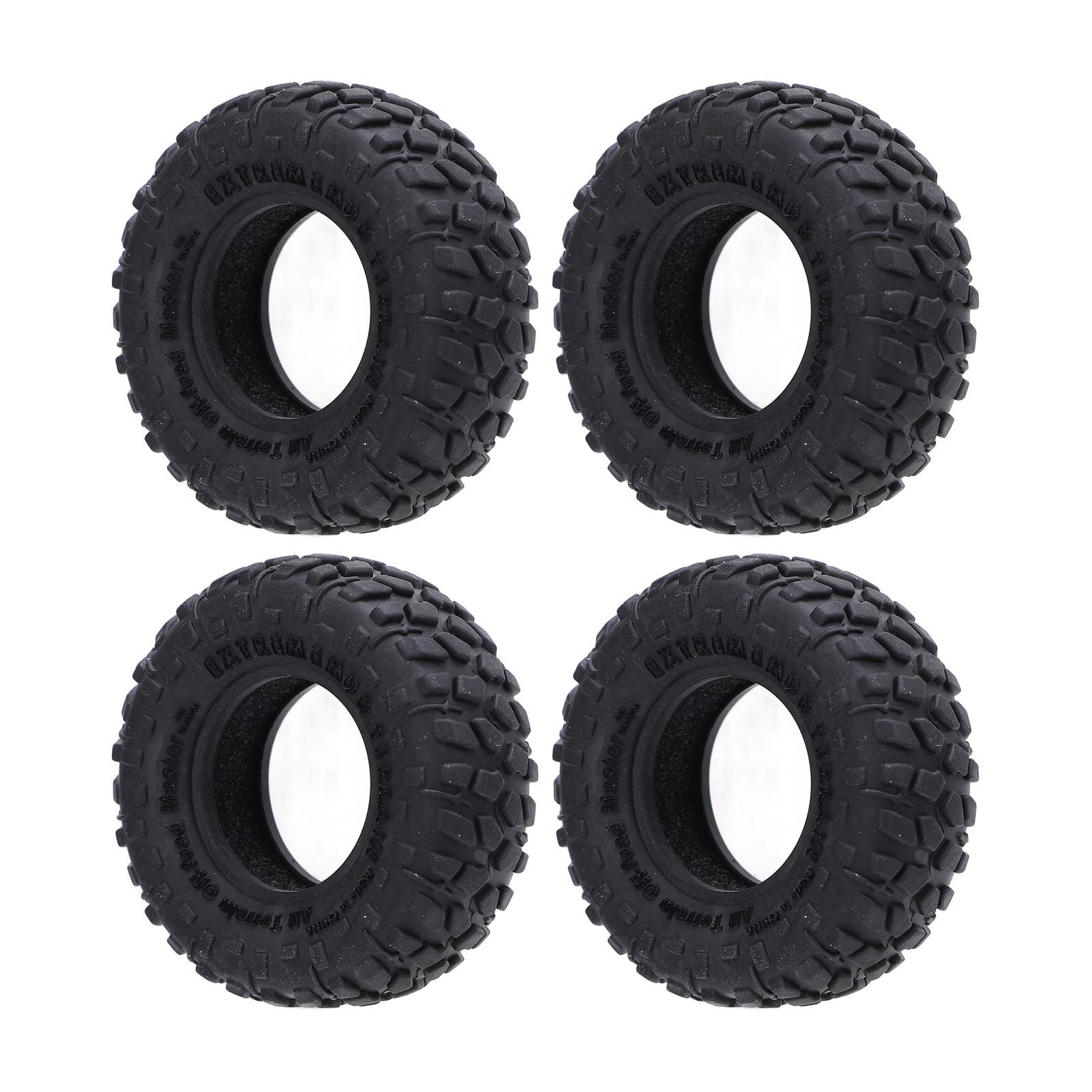 4PCS RC Model Car Tires 1.0 Inch 55x19mm Rubber RC Crawler Car Tires for Axial SCX24 FMS FCX24 AX24 1/18 1/24
4PCS RC Model Car Tires 1.0 Inch 55x19mm Rubber RC Crawler Car Tires for Axial SCX24 FMS FCX24 AX24 1/18 1/24