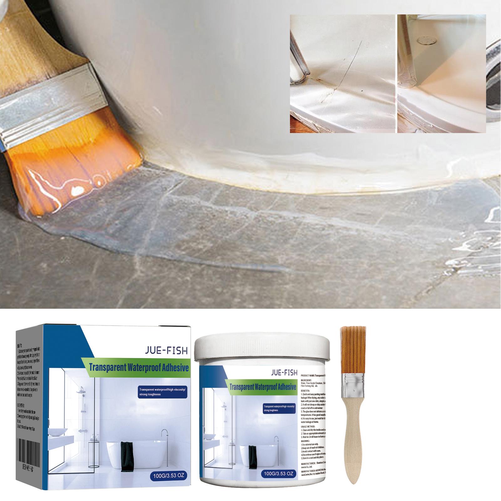 Jue-Fish transparent waterproofing adhesive coating bathroom balcony without smashing brick roof leakage prevention adhesive
Jue-Fish transparent waterproofing adhesive coating bathroom balcony without smashing brick roof leakage prevention adhesive