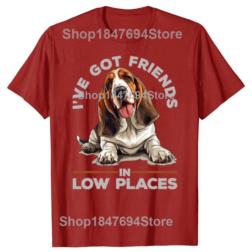 Funny Basset Hound Dog Ive Got Friends in Low Places Cotton Tshirts Men Fashion Casual Loose Oversized Streetwear T Shirt S
Funny Basset Hound Dog Ive Got Friends in Low Places Cotton Tshirts Men Fashion Casual Loose Oversized Streetwear T Shirt S