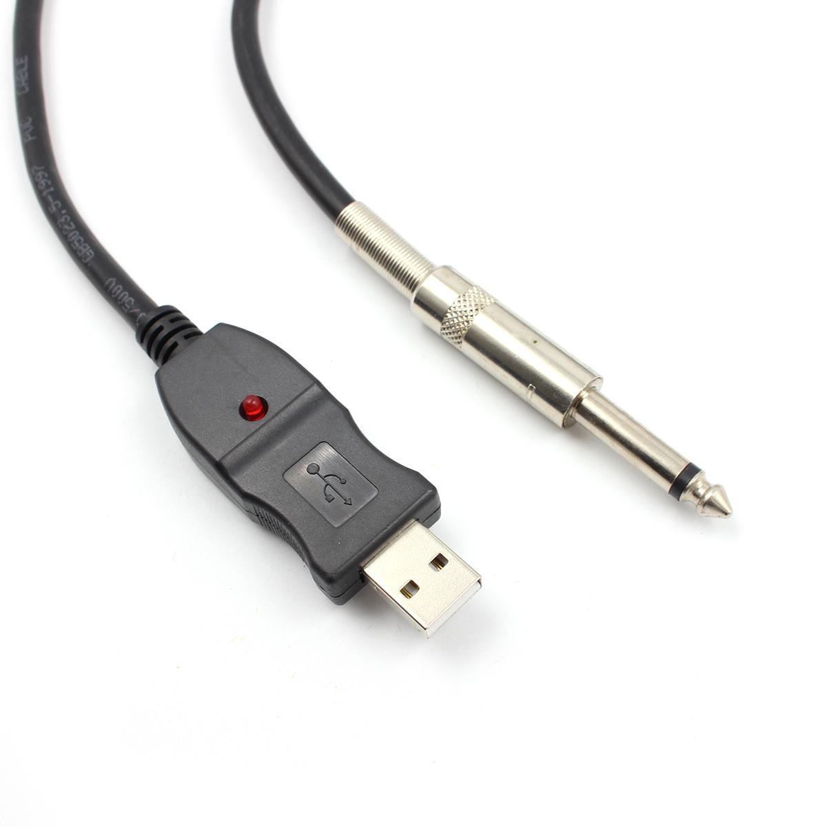 3 Meters USB Guitar Cable 6.3mm Jack to USB Connection Instrument Cable Adapter As Shown A
3 Meters USB Guitar Cable 6.3mm Jack to USB Connection Instrument Cable Adapter As Shown A