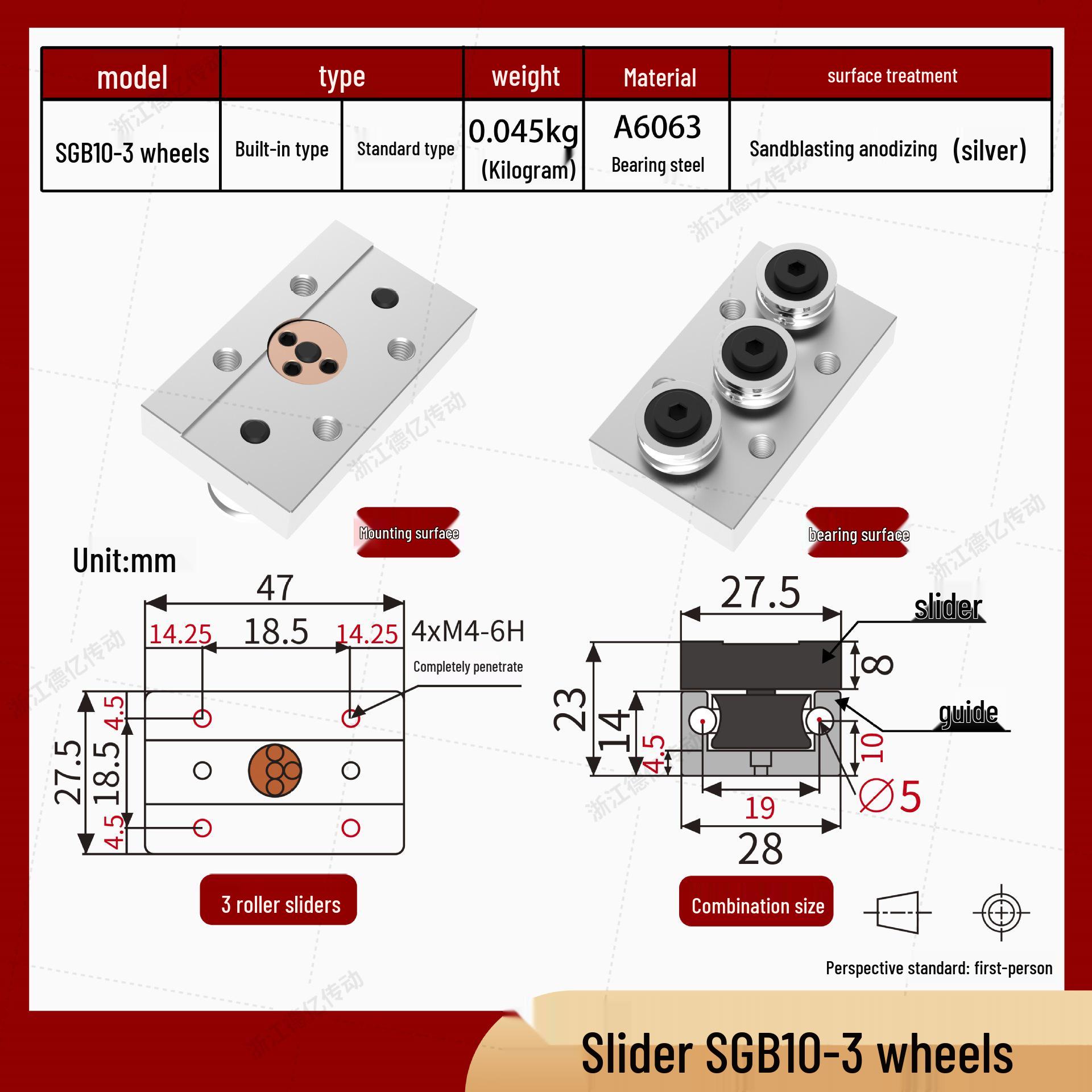 Built-in Dual-Axis Linear Guide SGR10/15N/20/25/35 Slide Rail with SGB Locking Slider and Roller Slide Table
Built-in Dual-Axis Linear Guide SGR10/15N/20/25/35 Slide Rail with SGB Locking Slider and Roller Slide Table