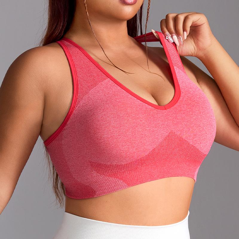 Женский спортивный бюстгальтер большого размера с перекрещенной спинкой, регулируемый, быстросохнущий, для бега и йоги 1XL вино красного
Женский спортивный бюстгальтер большого размера с перекрещенной спинкой, регулируемый, быстросохнущий, для бега и йоги 1XL вино красного