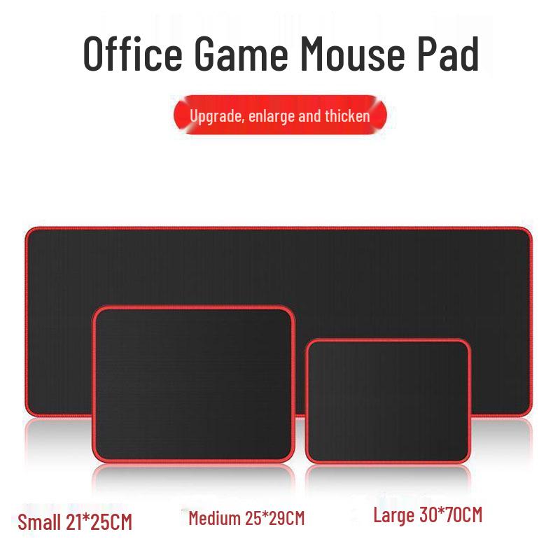 Очень большой толстый киберспортивный игровой коврик для мыши - Черный с красной кромкой Small 21*25
Очень большой толстый киберспортивный игровой коврик для мыши - Черный с красной кромкой Small 21*25