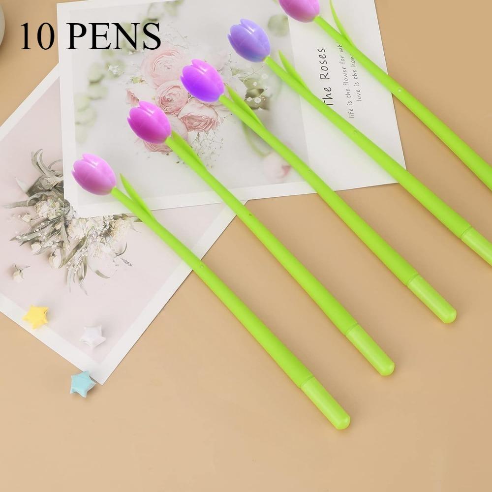 Ручки-цветы, меняющие цвет - Набор из 10 шариковых ручек, Креативная ручка, Черные 0,38 мм Тюльпан тюльпан
Ручки-цветы, меняющие цвет - Набор из 10 шариковых ручек, Креативная ручка, Черные 0,38 мм Тюльпан тюльпан