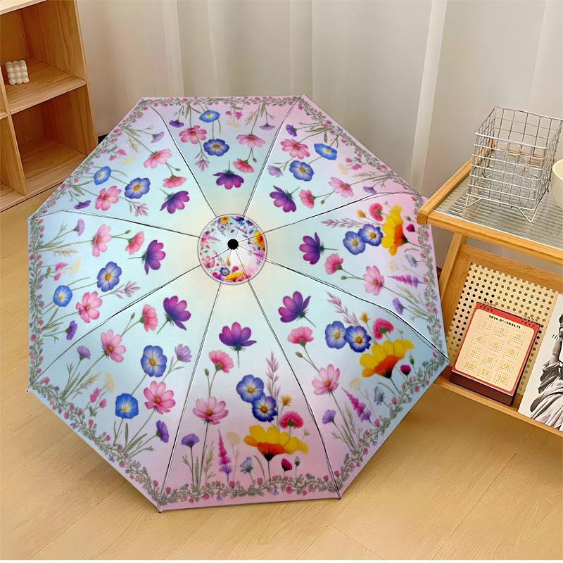 Floral Fantasy Teacup 1 Theme Automatic Umbrella Compact 8-Rib Design Sturdy Construction Durable Umbrella Stylish Accessory
Floral Fantasy Teacup 1 Theme Automatic Umbrella Compact 8-Rib Design Sturdy Construction Durable Umbrella Stylish Accessory
