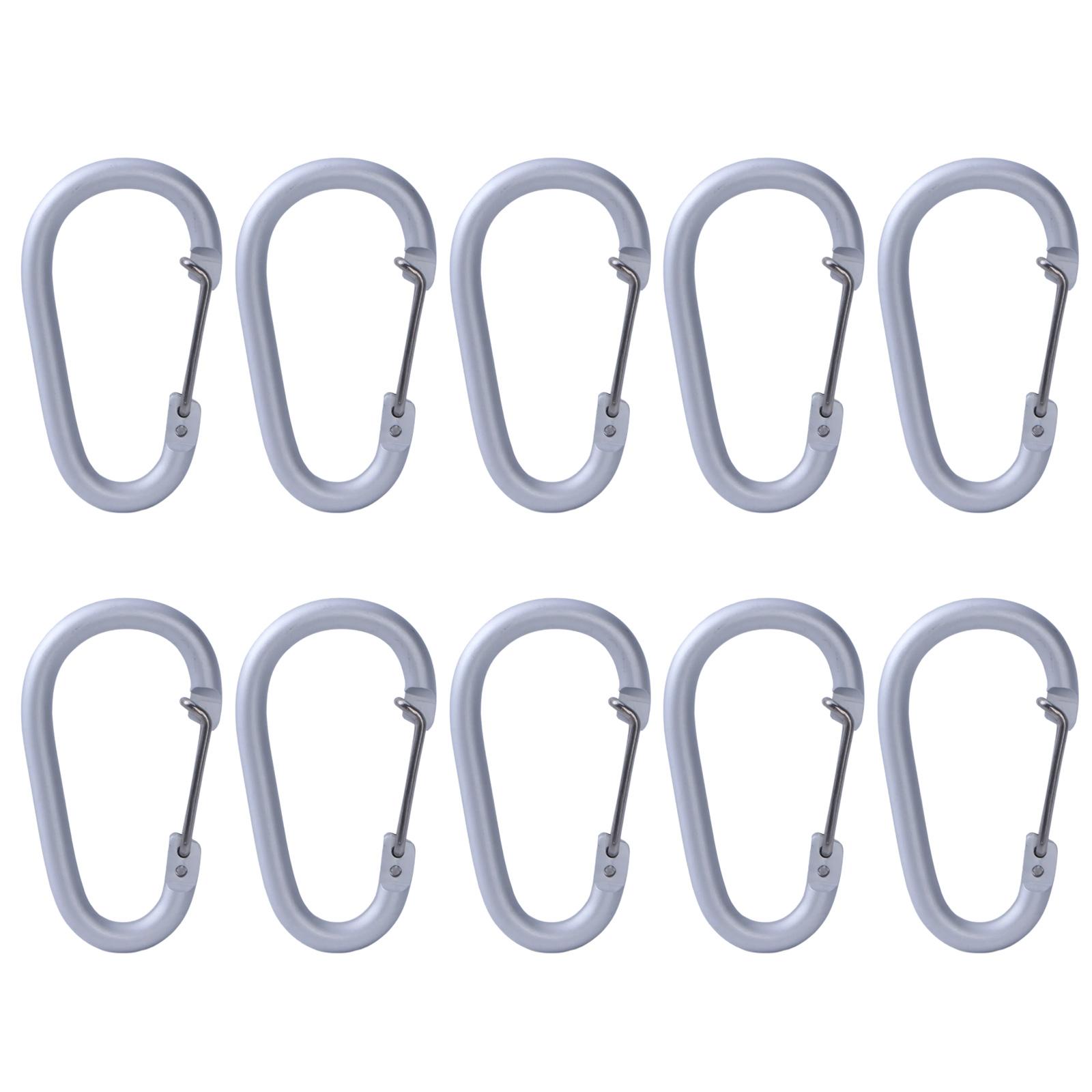 10Pcs Multi-Use Carabiner Aluminum Alloy Carabiner Hooks Carabiner Snap Spring Clip for Outdoor Hiking Camping Fishing белый
10Pcs Multi-Use Carabiner Aluminum Alloy Carabiner Hooks Carabiner Snap Spring Clip for Outdoor Hiking Camping Fishing белый
