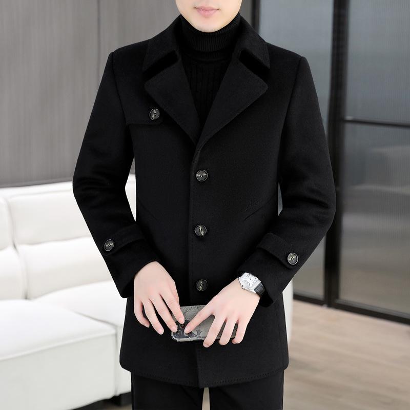 Men s Wool Trench Coat with Detachable Down Lining, Double-Faced, Solid Color, 90% White Duck Down 185/XXL
Men s Wool Trench Coat with Detachable Down Lining, Double-Faced, Solid Color, 90% White Duck Down 185/XXL