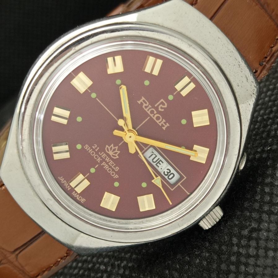 USED CLASSIC RICOH R31 AUTOMATIC MENS OLD JAPAN RED DIAL WATCH a425295-2 R1024b-a425295
USED CLASSIC RICOH R31 AUTOMATIC MENS OLD JAPAN RED DIAL WATCH a425295-2 R1024b-a425295