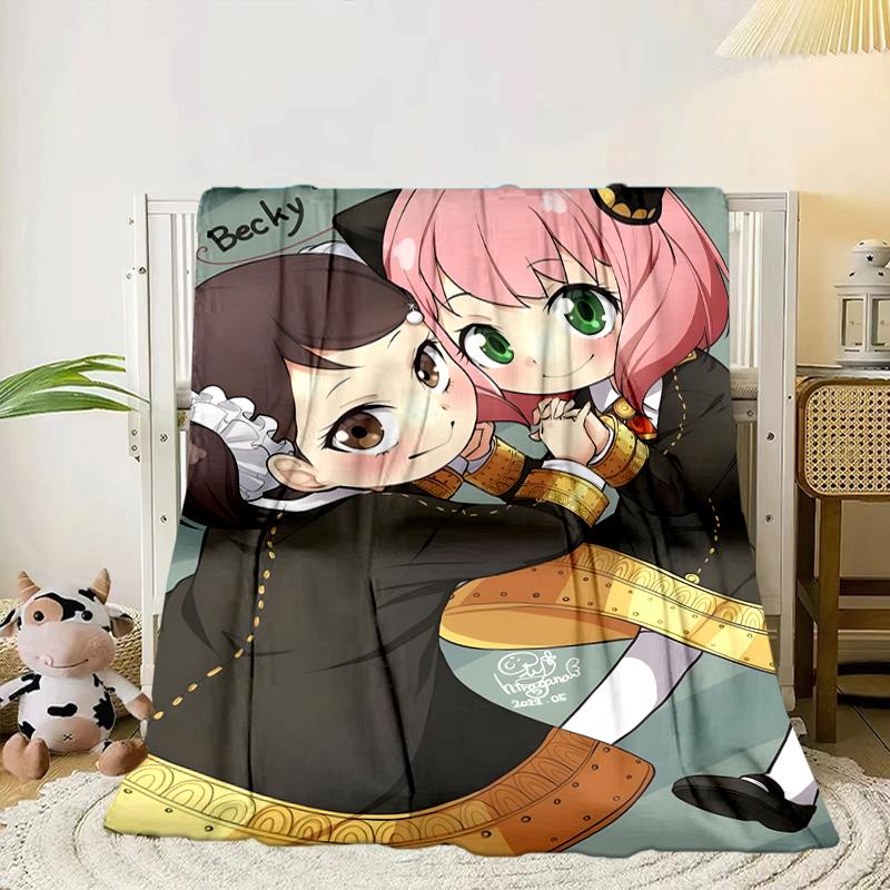 Cute anime spy Famliy Blanket Flannel Blanket for bed, sofa, Camping, Hiking, Picnic Essentials, gift for family Fan gifts 75x90cm
Cute anime spy Famliy Blanket Flannel Blanket for bed, sofa, Camping, Hiking, Picnic Essentials, gift for family Fan gifts 75x90cm