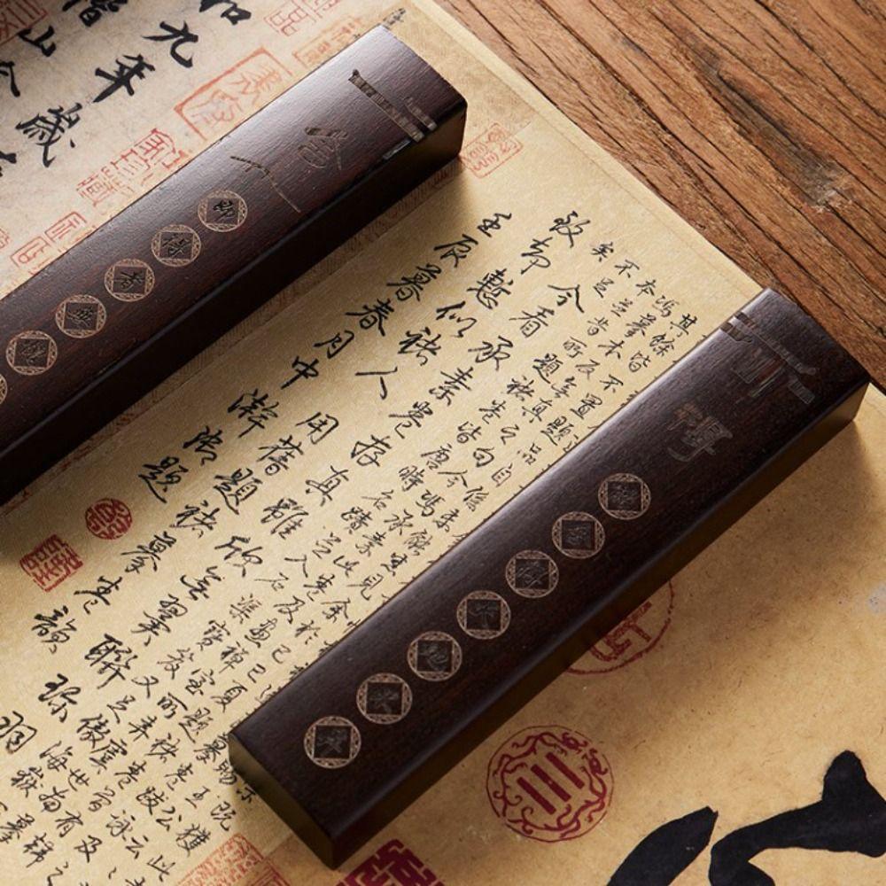 1Pair Natural Wood Paperweight Vintage Calligraphy Tool Ancient Chinese Paper Weight Class 15cm-1
1Pair Natural Wood Paperweight Vintage Calligraphy Tool Ancient Chinese Paper Weight Class 15cm-1