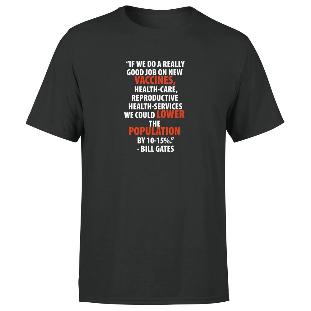 Lower Population Quote From Bill Gates Mens T Shirt Classic Short Sleeve Tee Top S
Lower Population Quote From Bill Gates Mens T Shirt Classic Short Sleeve Tee Top S