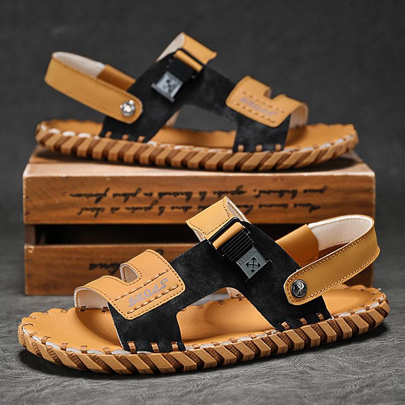 Men s beach shoes summer new outdoor breathable open-toed sandals men s casual foot cover cool Shoes 38
Men s beach shoes summer new outdoor breathable open-toed sandals men s casual foot cover cool Shoes 38