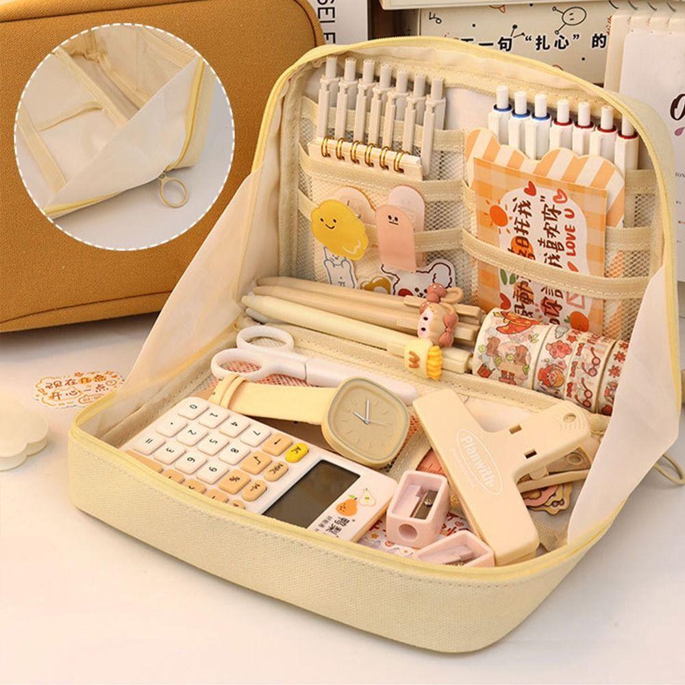 Organizer Studen Stationery Bag Pen Case Pencil Pouch Makeup Cosmetic Bag Desktop Storage Bag
Organizer Studen Stationery Bag Pen Case Pencil Pouch Makeup Cosmetic Bag Desktop Storage Bag