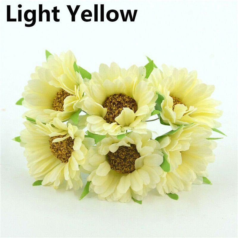 Гербера 6 шт. Искусственная ромашка Поддельный шелковый цветок Подсолнух Свадьба Дом DIY Декор светло-желтого
Гербера 6 шт. Искусственная ромашка Поддельный шелковый цветок Подсолнух Свадьба Дом DIY Декор светло-желтого