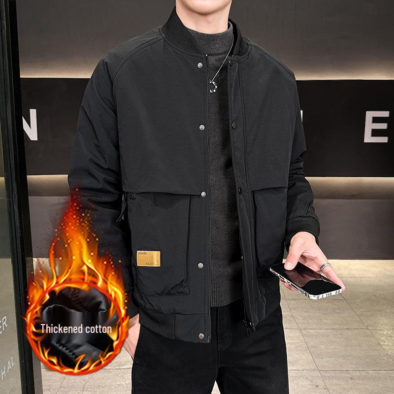 Men s Winter Stand Collar Thickened Cotton Jacket 2XL чорний
Men s Winter Stand Collar Thickened Cotton Jacket 2XL чорний