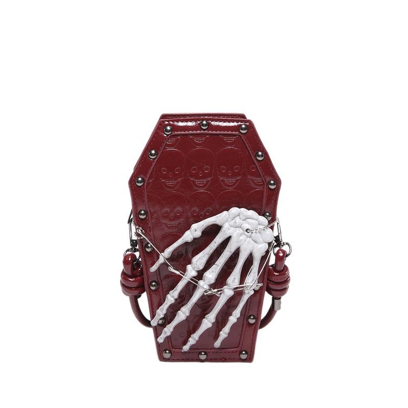 Skeleton Hand Gothic Bag for Women, 2024 Studded Dark Alternative Purse, Unique Skull Crossbody Shoulder Bag
Skeleton Hand Gothic Bag for Women, 2024 Studded Dark Alternative Purse, Unique Skull Crossbody Shoulder Bag