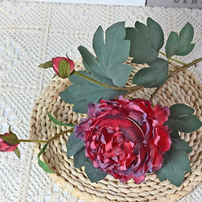 Большой пион из шелка в европейском стиле для украшения свадебной дорожки и цветочной композиции красный
Большой пион из шелка в европейском стиле для украшения свадебной дорожки и цветочной композиции красный