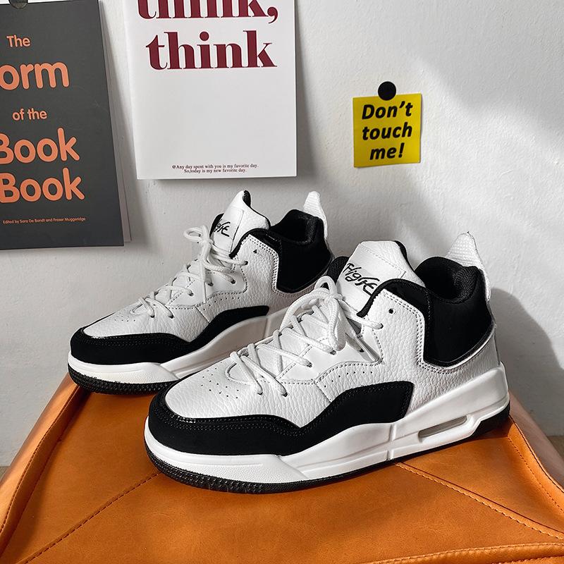 Зимние черно-белые ретро баскетбольные кроссовки для мужчин и женщин пары амортизированные кроссовки с мягкой подошвой 44 чёрный
Зимние черно-белые ретро баскетбольные кроссовки для мужчин и женщин пары амортизированные кроссовки с мягкой подошвой 44 чёрный