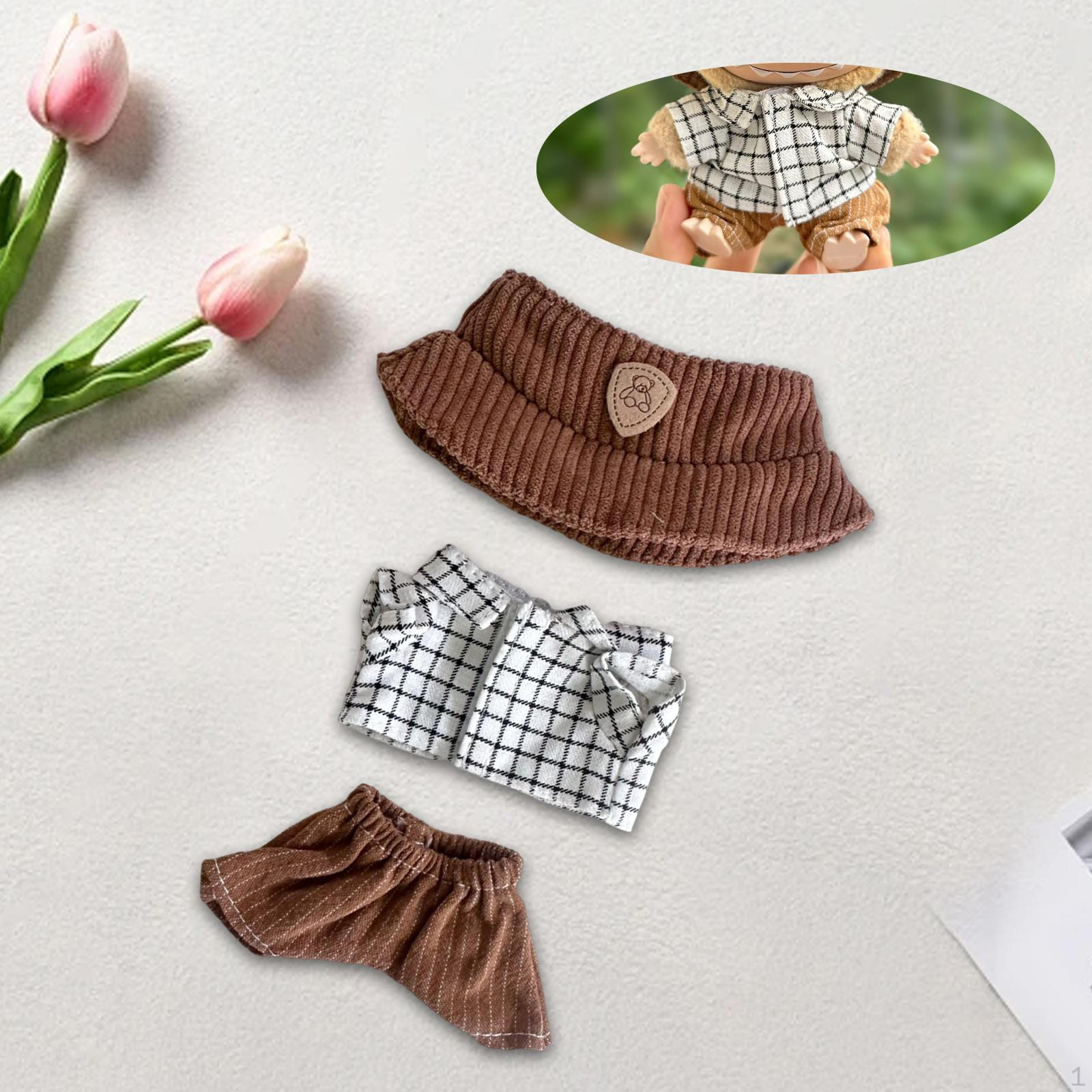 6-дюймовая кукольная одежда для детей, штаны и наряды для кукол-подвесок 3pcs коричневый
6-дюймовая кукольная одежда для детей, штаны и наряды для кукол-подвесок 3pcs коричневый