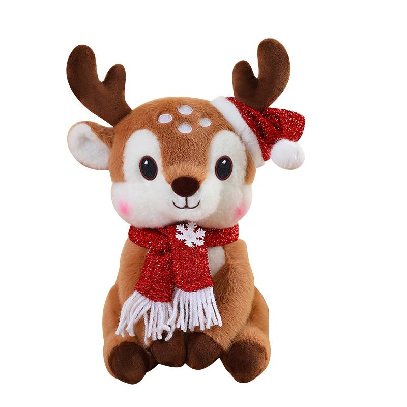 1Pc 30CM Kawaii Christmas Deer Plush Toy Cute Reindeer Plushie Doll Stuffed Soft Animal Deer with Scarf Toy Xmas Gift Decor
1Pc 30CM Kawaii Christmas Deer Plush Toy Cute Reindeer Plushie Doll Stuffed Soft Animal Deer with Scarf Toy Xmas Gift Decor