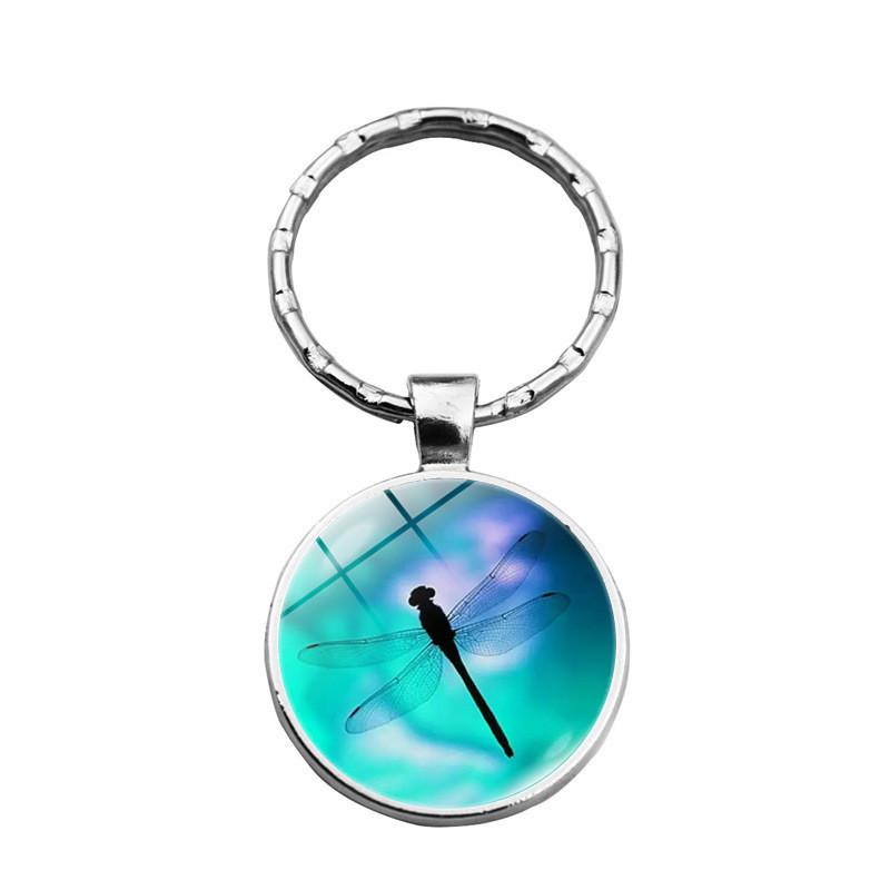 Elegant Black Dragonfly Pattern Keychain Modern Simple Zinc Alloy Ring Key
Elegant Black Dragonfly Pattern Keychain Modern Simple Zinc Alloy Ring Key