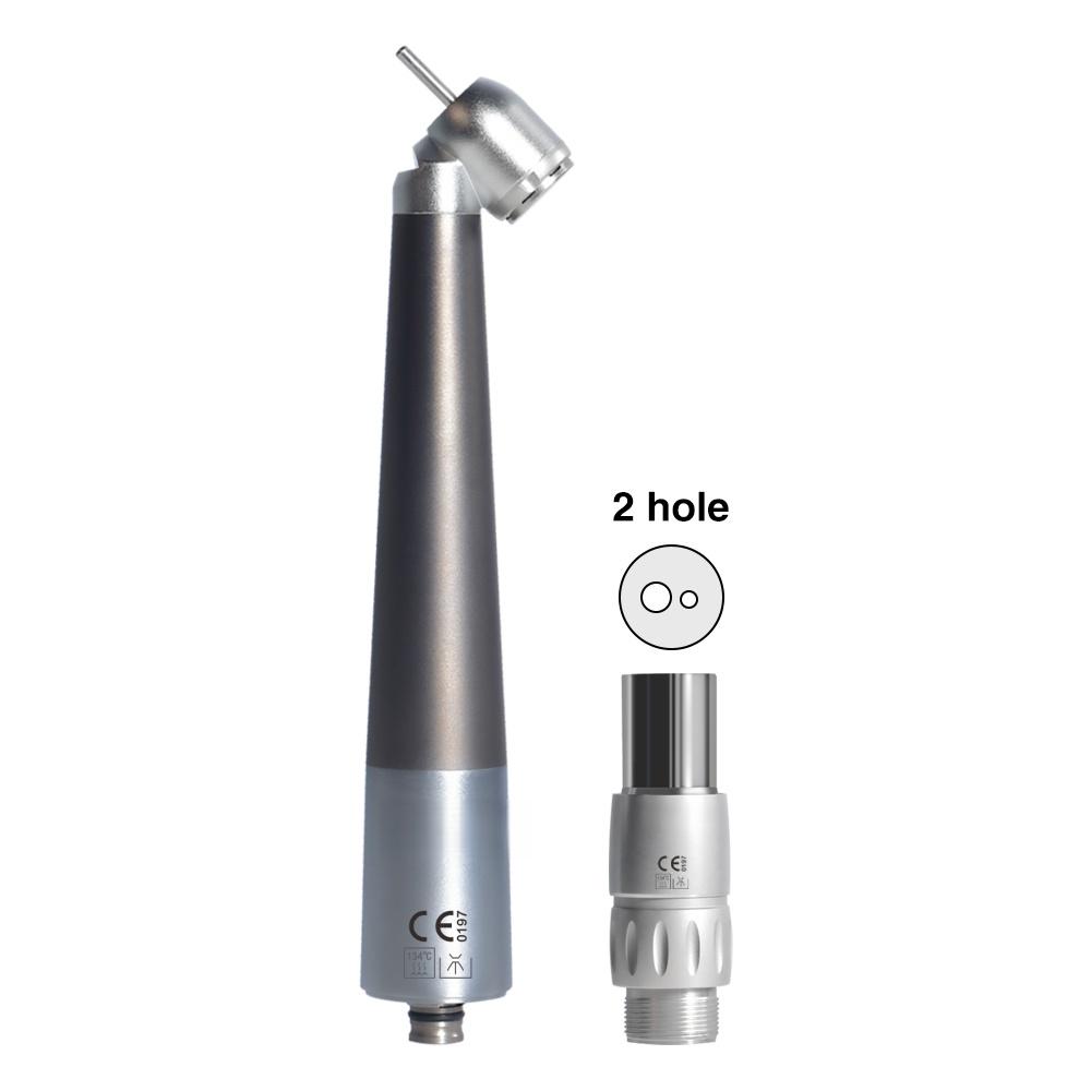 45 Degree Dental High Speed Handpiece with Fiber Optic Air Turbine for Impacted Teeth Remove Compatible with N Coupling 2 hole чёрный
45 Degree Dental High Speed Handpiece with Fiber Optic Air Turbine for Impacted Teeth Remove Compatible with N Coupling 2 hole чёрный