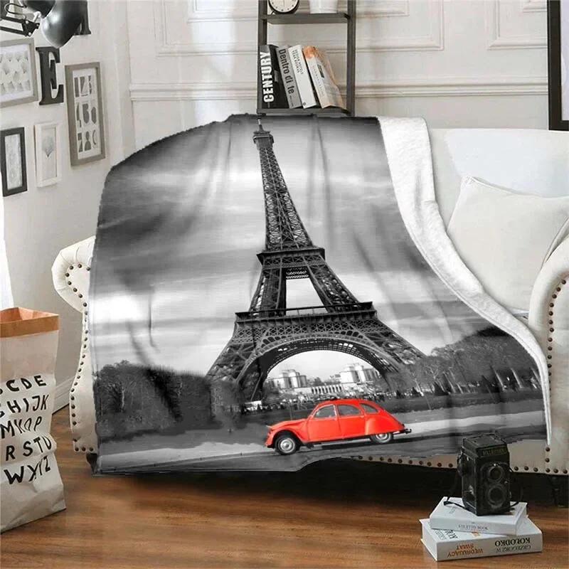 Eiffel Tower Retro Style Flannel Plush Throw Blanket Creative Soft Warm Lightweight Home Sofa Bed Decor Office Travel Gifts 100cmx150cm
Eiffel Tower Retro Style Flannel Plush Throw Blanket Creative Soft Warm Lightweight Home Sofa Bed Decor Office Travel Gifts 100cmx150cm