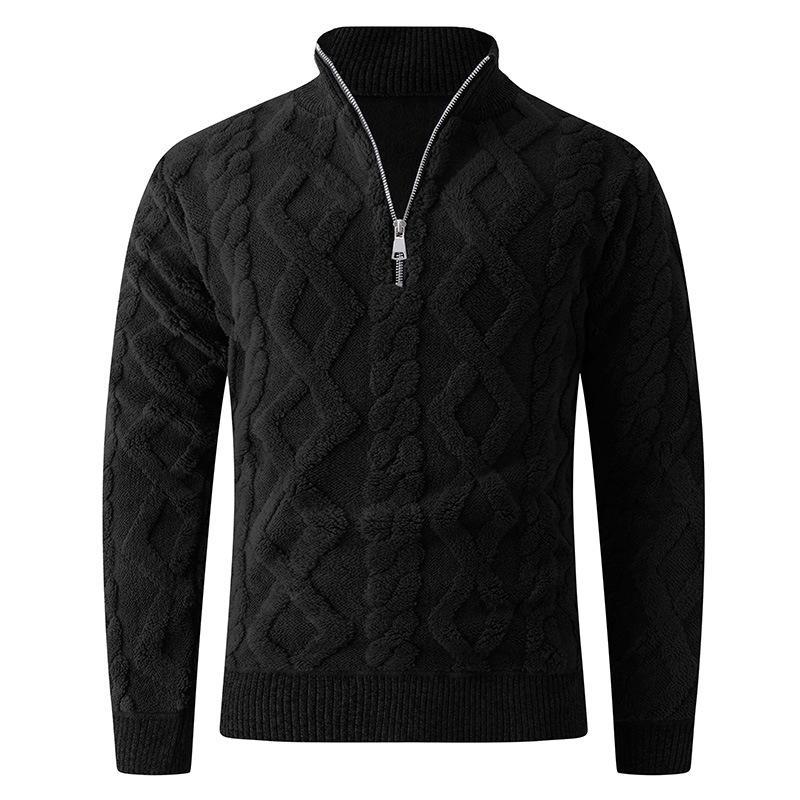 Men s Half-High Collar Cross-Stitch Cable Knit Sweater with Zipper - Thick and Warm XXXL чорний
Men s Half-High Collar Cross-Stitch Cable Knit Sweater with Zipper - Thick and Warm XXXL чорний