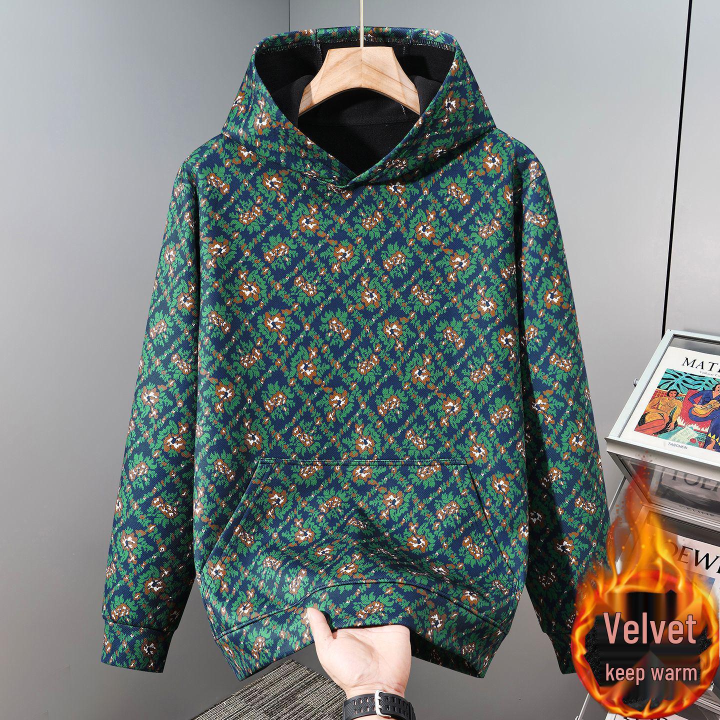Men s Plus Size Ethnic Style Thick Velvet Hoodie - Autumn/Winter Casual Trendy Outerwear. 11XL - 330-360 jin
Men s Plus Size Ethnic Style Thick Velvet Hoodie - Autumn/Winter Casual Trendy Outerwear. 11XL - 330-360 jin