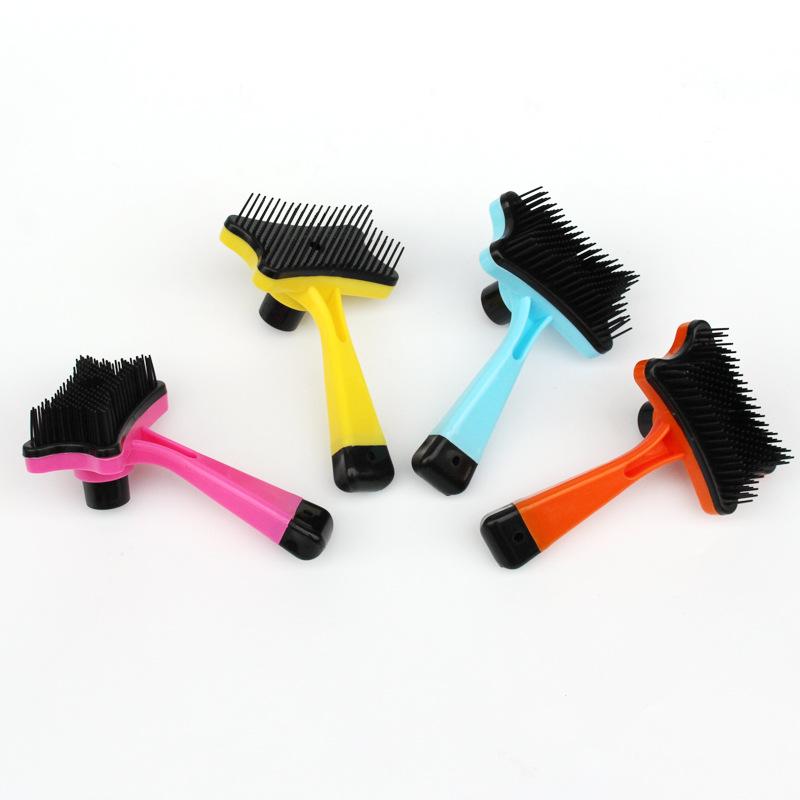 T Pet Self-Cleaning Pet Comb: Dog & Cat Hair Removal Brush with Massage 12.5*7.5
T Pet Self-Cleaning Pet Comb: Dog & Cat Hair Removal Brush with Massage 12.5*7.5