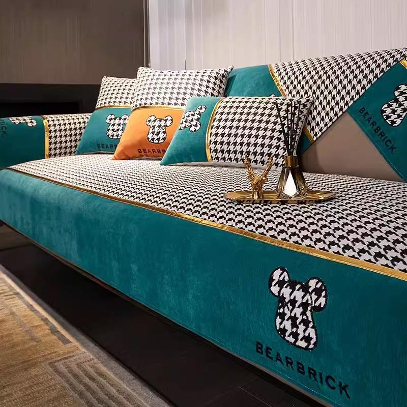 Qiandongge Sofa Cushion, Seat Cushion, Universal In All Seasons, Non-Slip Sofa Cover, Anti-Cat Scratch, High-End New Sofa Cover 70*70cm
Qiandongge Sofa Cushion, Seat Cushion, Universal In All Seasons, Non-Slip Sofa Cover, Anti-Cat Scratch, High-End New Sofa Cover 70*70cm