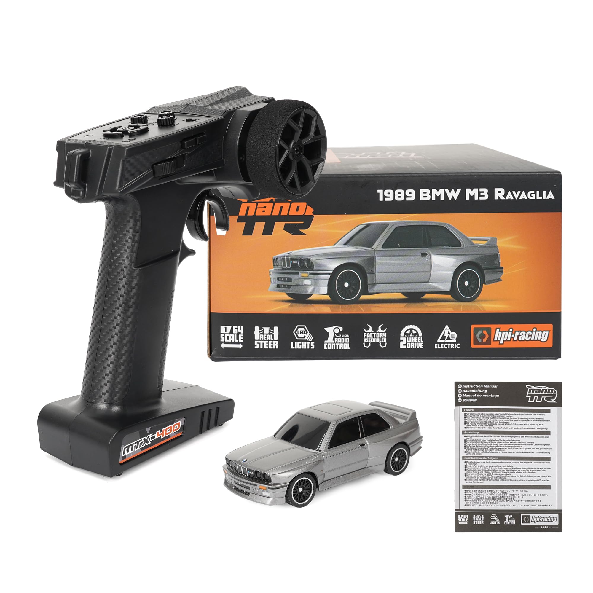 Радиоуправляемая машина HPI Racing Nano-TTR 1989 M3 Ravaglia, 1:Мини-радиоуправляемая машина в масштабе 1:64, Официально лицензирована BMW, Сделано в Японии, Пропорциональное управление,
Радиоуправляемая машина HPI Racing Nano-TTR 1989 M3 Ravaglia, 1:Мини-радиоуправляемая машина в масштабе 1:64, Официально лицензирована BMW, Сделано в Японии, Пропорциональное управление,