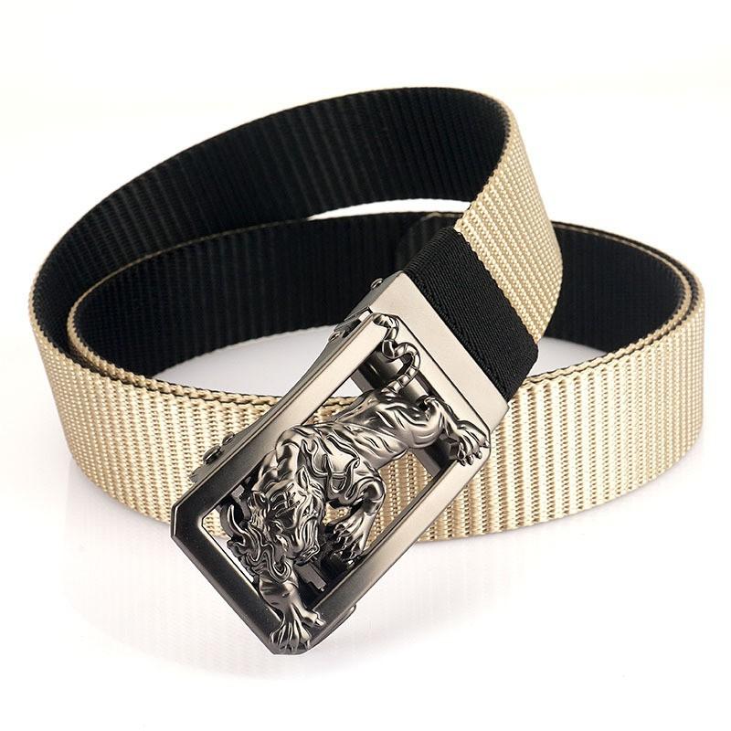 3.5 Thick Double-sided Color Nylon Belt All-matching Casual Outdoor Pants Rotating Automatic Buckle 120cm
3.5 Thick Double-sided Color Nylon Belt All-matching Casual Outdoor Pants Rotating Automatic Buckle 120cm