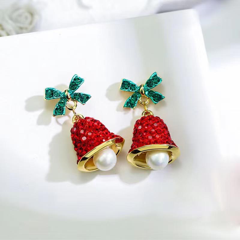 European & American Style Bow Inlaid Diamond Stud Earrings: Elegant Christmas Jewelry for Women TE-11342
European & American Style Bow Inlaid Diamond Stud Earrings: Elegant Christmas Jewelry for Women TE-11342