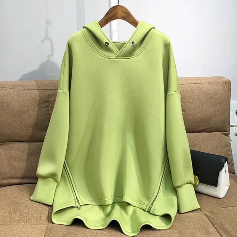 Толстовка с капюшоном, женская свободная верхняя одежда большого размера с длинными рукавами, модная тонкая повседневная куртка на молнии XXL зелёный
Толстовка с капюшоном, женская свободная верхняя одежда большого размера с длинными рукавами, модная тонкая повседневная куртка на молнии XXL зелёный