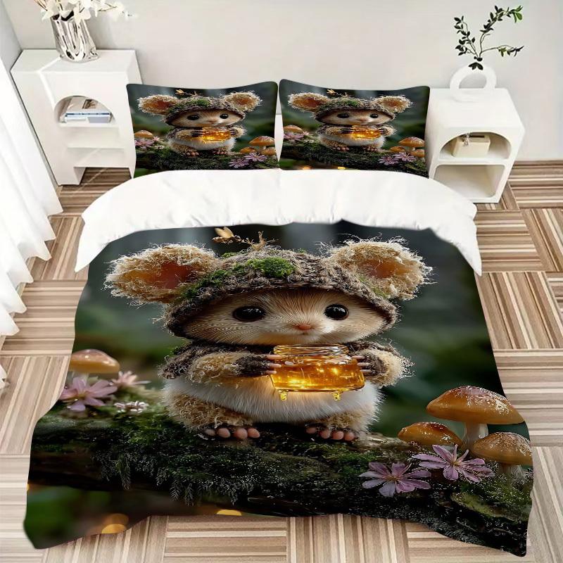3pcs Anime Cartoon Design Bedding Set - Includes One Quilt Cover and Two Pillowcases (No Core) - Festive Gift for Bedroom and Guest Room Dec 135x200cm
3pcs Anime Cartoon Design Bedding Set - Includes One Quilt Cover and Two Pillowcases (No Core) - Festive Gift for Bedroom and Guest Room Dec 135x200cm