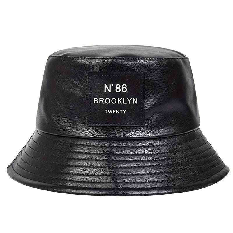 Unisex Brooklyn Panama Bucket Hat Pu Leather Fisherman Hat Outdoor Travel Sunscreen Hats For Men Women
Unisex Brooklyn Panama Bucket Hat Pu Leather Fisherman Hat Outdoor Travel Sunscreen Hats For Men Women