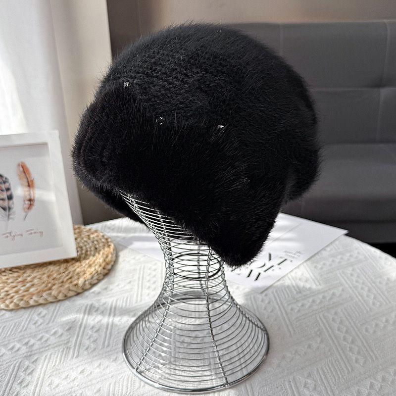 New Wavy Brim Mink Hat Women s Fashion Versatile Mink Hat Knitted Fur Stacking Hat Showing Face Small Headhat
New Wavy Brim Mink Hat Women s Fashion Versatile Mink Hat Knitted Fur Stacking Hat Showing Face Small Headhat