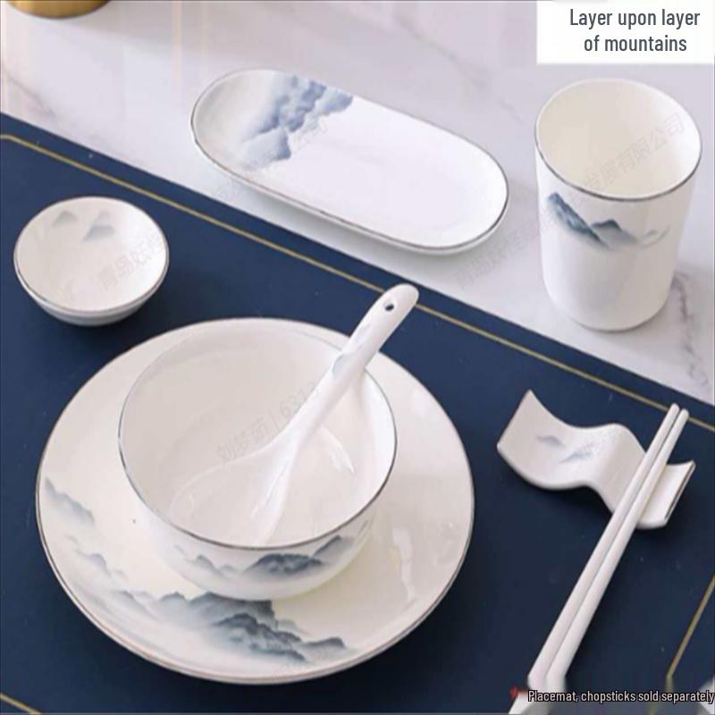 Huabeisen Chinese Style Silver Rim Bone Dish Set
Huabeisen Chinese Style Silver Rim Bone Dish Set