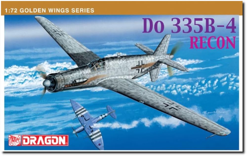 Platz Dragon WW2 German Dornier Do335 Pfeil Reconnaissance Type Plastic Model DR5033 1/72 B-4
Platz Dragon WW2 German Dornier Do335 Pfeil Reconnaissance Type Plastic Model DR5033 1/72 B-4