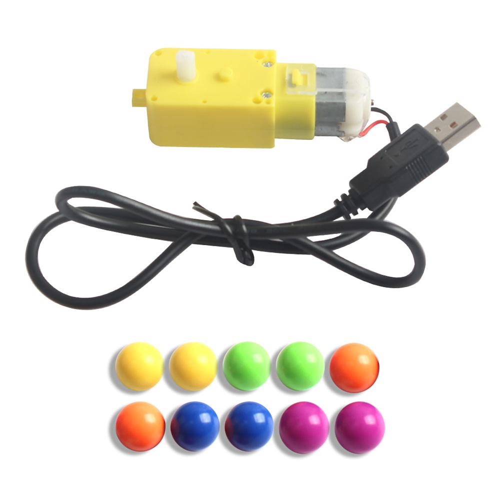 Marble Track Model 3D Print Parts Model Kit Comes with 10pcs Marbles and Motor with USB Cable різнокольоровий
Marble Track Model 3D Print Parts Model Kit Comes with 10pcs Marbles and Motor with USB Cable різнокольоровий