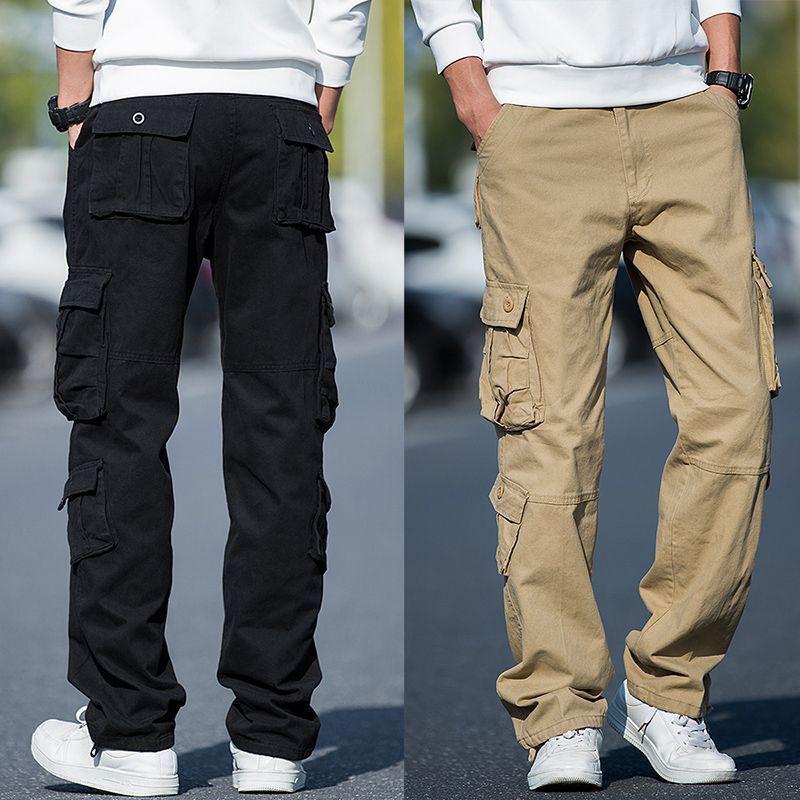 Men s Cotton Work Pants: Elastic Waist, Multi-Pocket, Loose Fit, Large Size for Construction 32 Waist 25
Men s Cotton Work Pants: Elastic Waist, Multi-Pocket, Loose Fit, Large Size for Construction 32 Waist 25