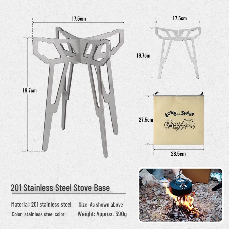 CLS Portable Stainless Steel BBQ Grill with Detachable Fire Pit Base and Foldable Stand for Camping
CLS Portable Stainless Steel BBQ Grill with Detachable Fire Pit Base and Foldable Stand for Camping