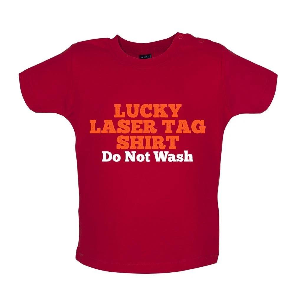 Lucky Laser Tag Shirt Don t Wash - Baby Kids Boys Girls Unisex T-Shirt / Romper - Game Team Love Fan 130
Lucky Laser Tag Shirt Don t Wash - Baby Kids Boys Girls Unisex T-Shirt / Romper - Game Team Love Fan 130
