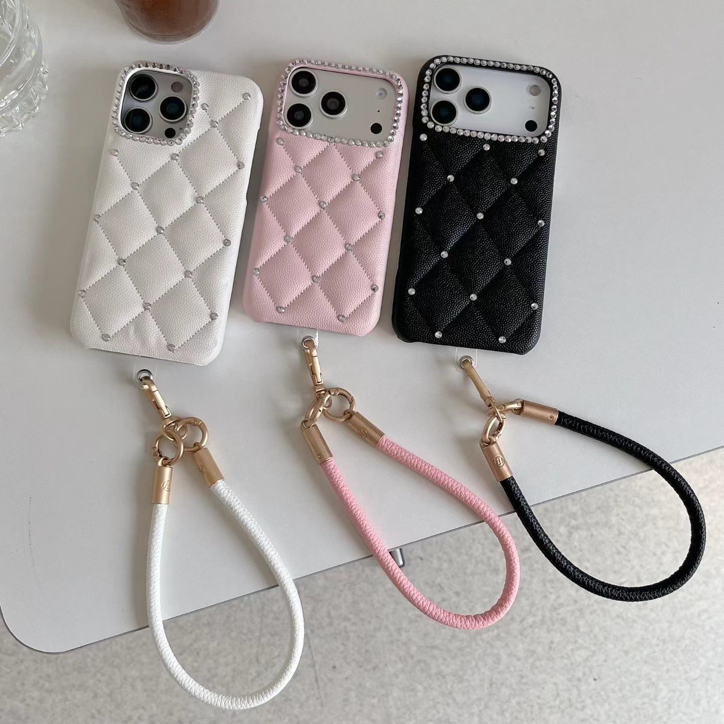 iPhone 17 Compatible Leather Quilted Hand Strap Case for Apple 14-16/Pro Max, Drop-Proof 16
iPhone 17 Compatible Leather Quilted Hand Strap Case for Apple 14-16/Pro Max, Drop-Proof 16
