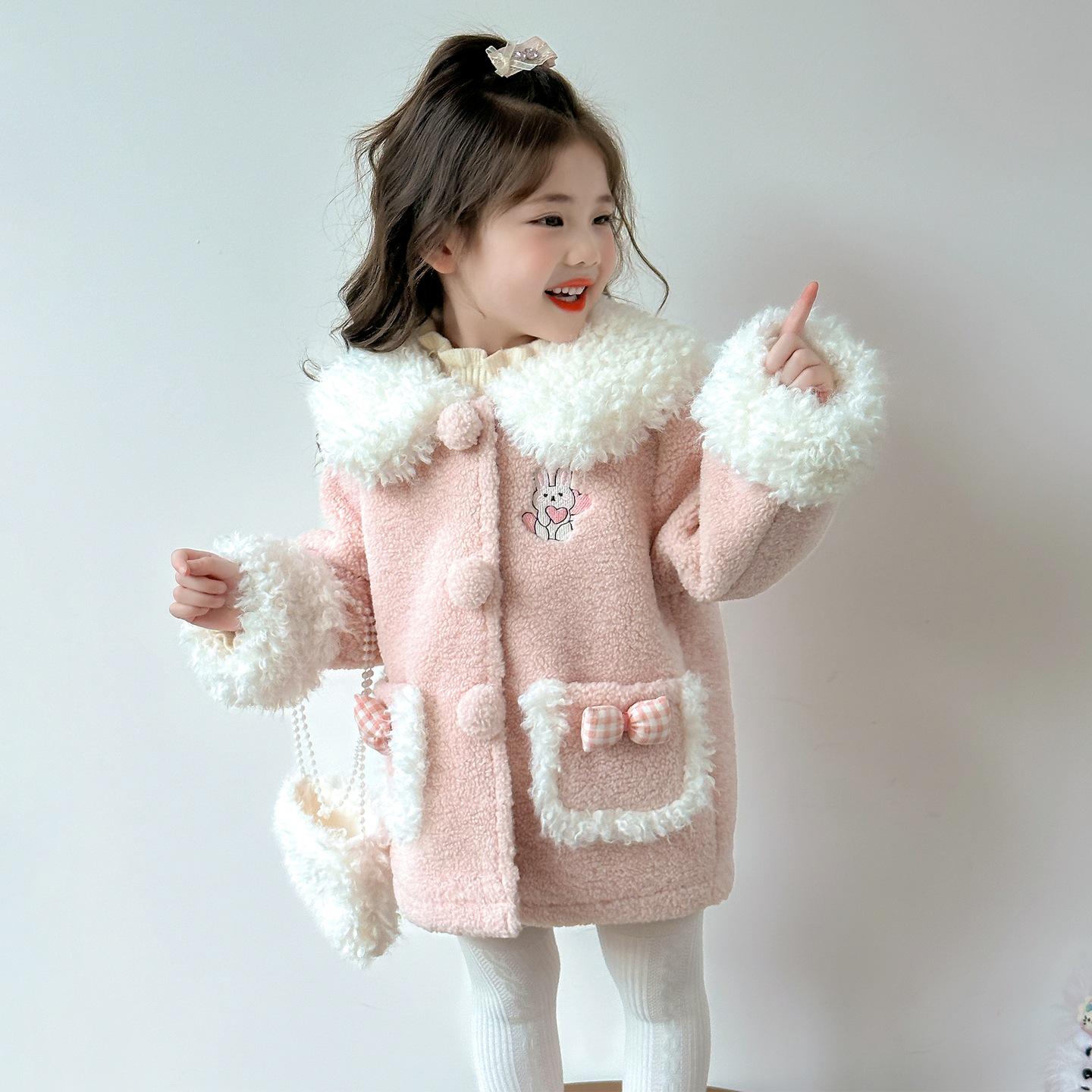 Girls Cute Pink Rabbit Ear Furry Coat - Korean Autumn/Winter Style 100 cm рожевий
Girls Cute Pink Rabbit Ear Furry Coat - Korean Autumn/Winter Style 100 cm рожевий