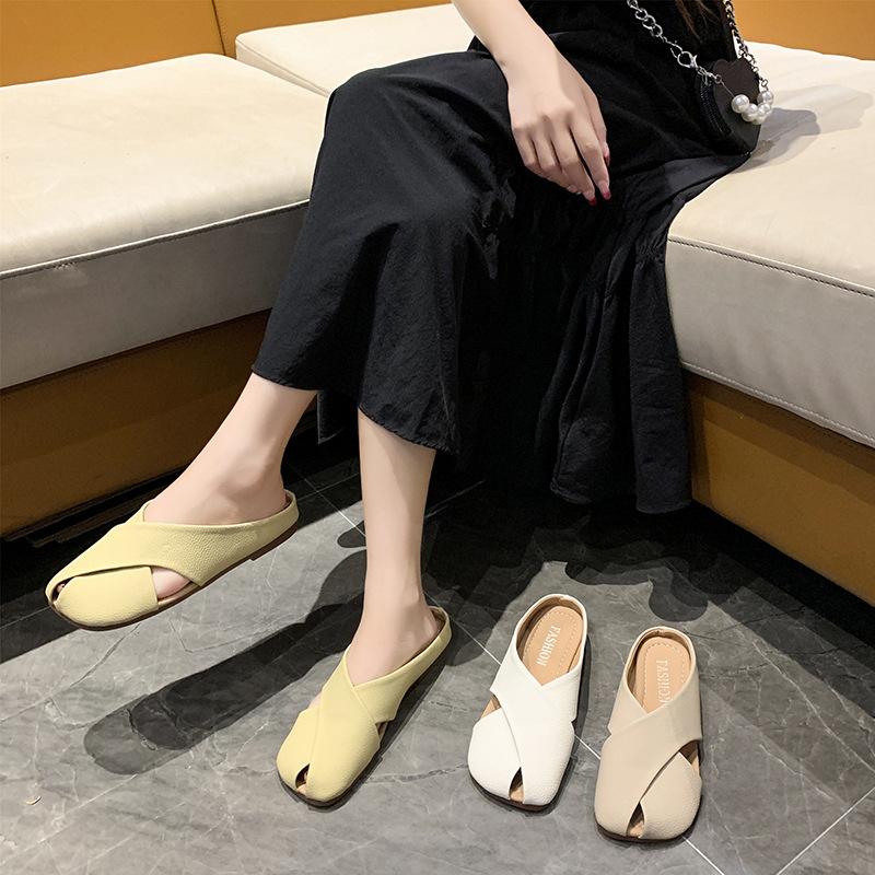 Baotou half slippers women s summer wear 2025 new maternity shoes wide fat feet fat sandals flat bottom one pedal sandals 35 бежевый
Baotou half slippers women s summer wear 2025 new maternity shoes wide fat feet fat sandals flat bottom one pedal sandals 35 бежевый