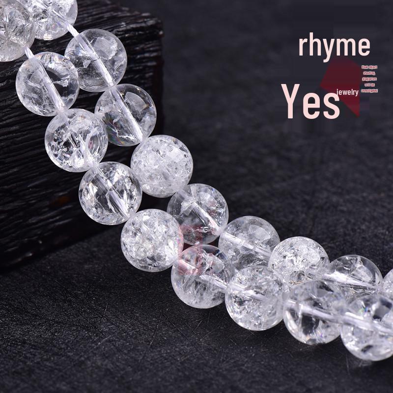 Yunran White Crackle Crystal Beads for DIY Jewelry and Bracelets 6mm (Approx. 60 beads)
Yunran White Crackle Crystal Beads for DIY Jewelry and Bracelets 6mm (Approx. 60 beads)