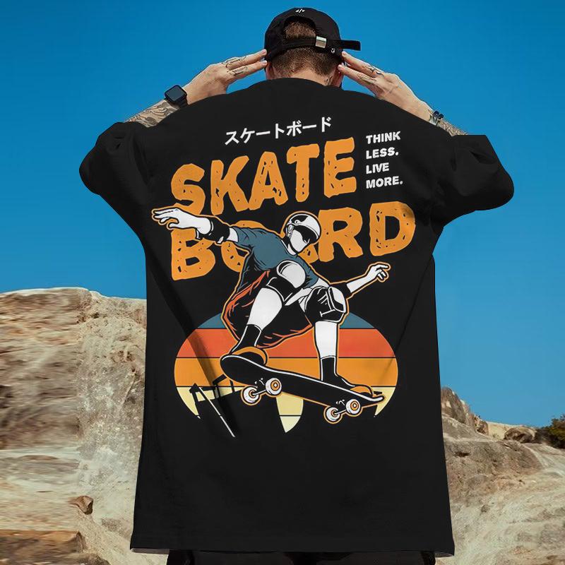 Новая мужская футболка с коротким рукавом с принтом Skater Boy, мужская уличная модная мужская одежда, свободные футболки большого размера с коротким рукавом 2024 S
Новая мужская футболка с коротким рукавом с принтом Skater Boy, мужская уличная модная мужская одежда, свободные футболки большого размера с коротким рукавом 2024 S